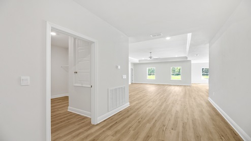 Entry into living space