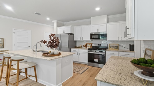 Large open kitchen