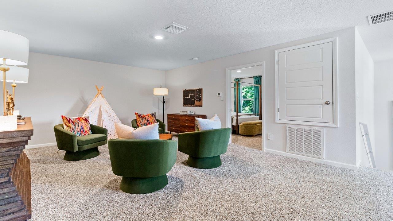 The Belfort is a 4-bedroom, 2.5-bathroom two-story home with over 2200 Sq. Ft