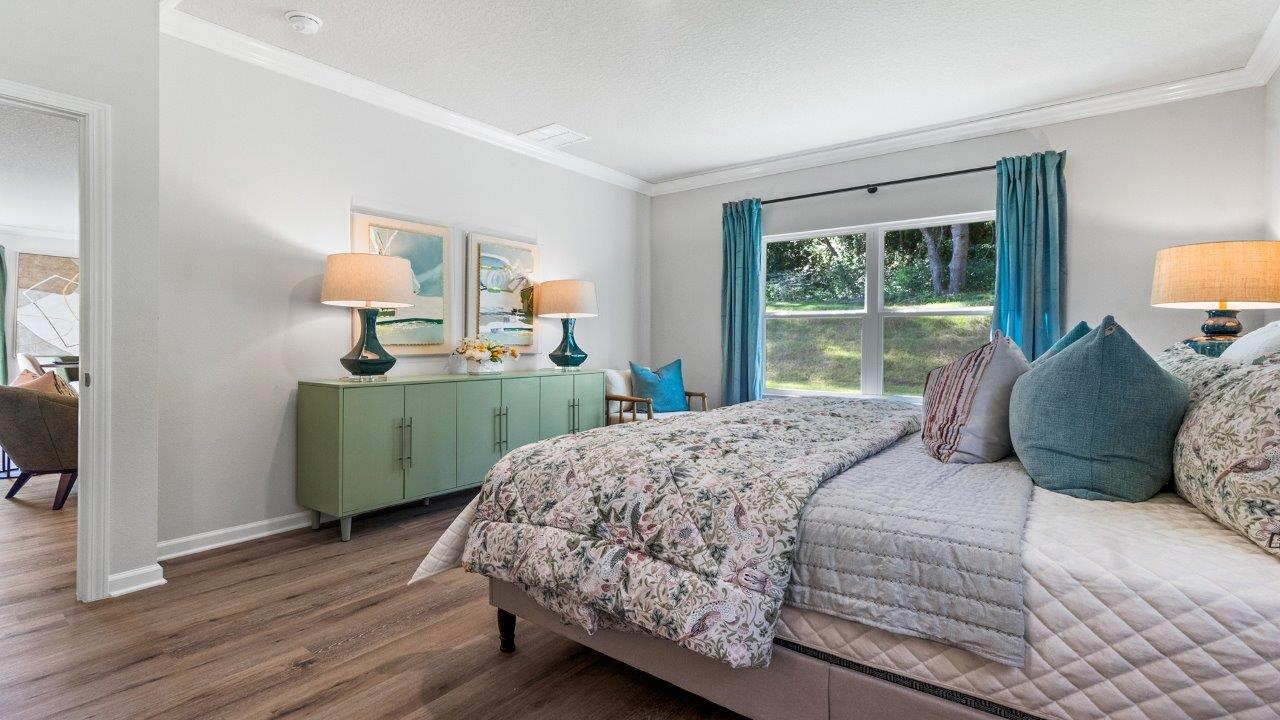 The Belfort is a 4-bedroom, 2.5-bathroom two-story home with over 2200 Sq. Ft.