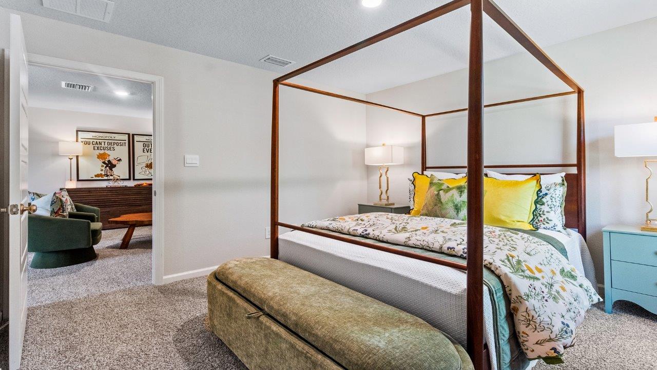 The Belfort is a 4-bedroom, 2.5-bathroom two-story home with over 2200 Sq. Ft.