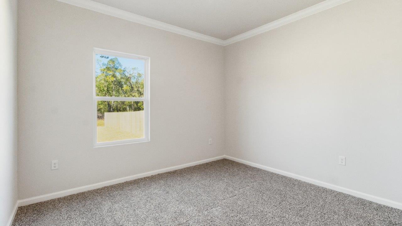 The Carol is a two-story home with 5 bedrooms, 3 bathrooms