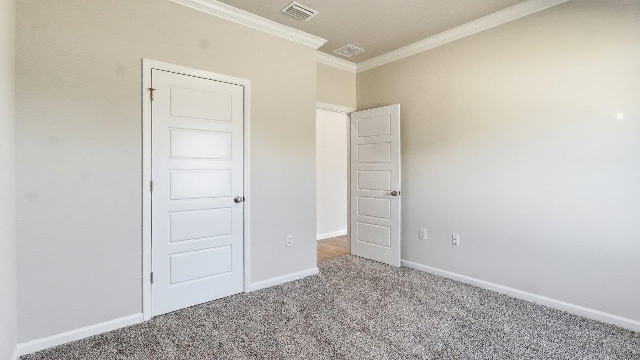 The Carol is a two-story home with 5 bedrooms, 3 bathrooms