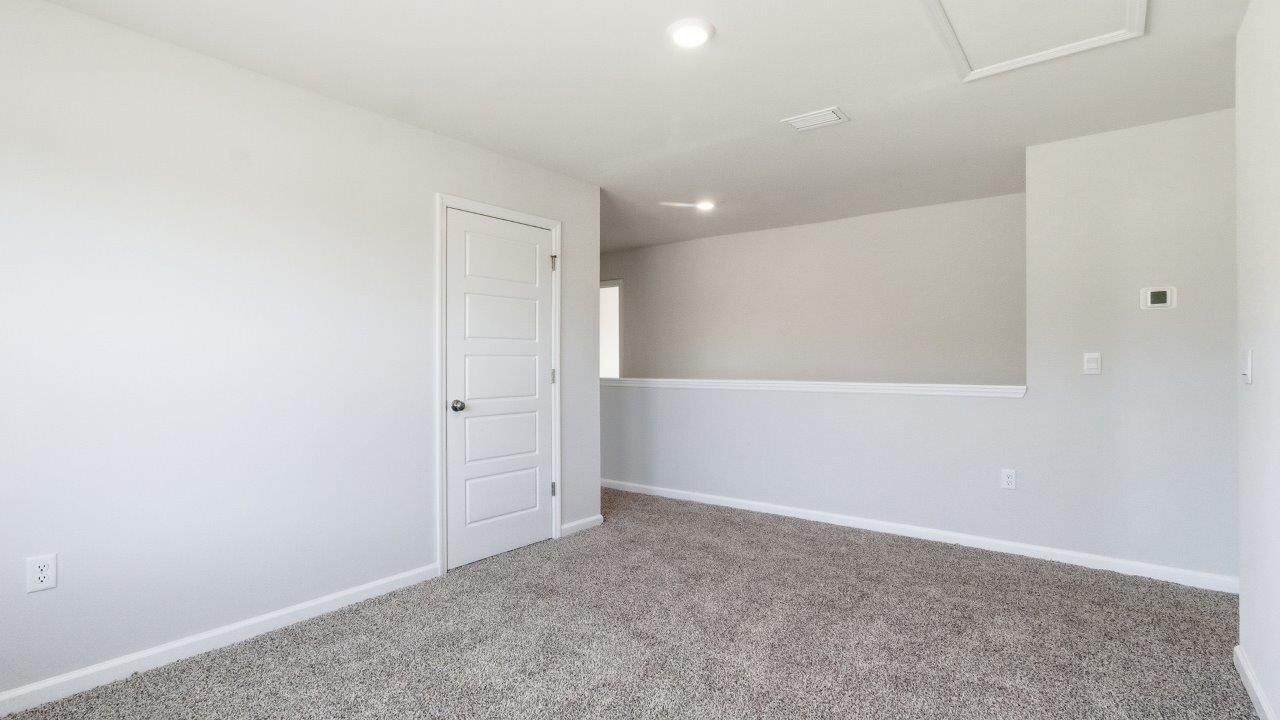 The Carol is a two-story home with 5 bedrooms, 3 bathrooms