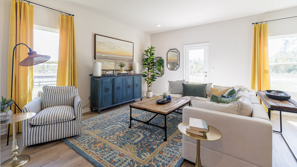 a 4-bedroom, 2.5-bathroom two-story home with over 2200 Sq. Ft. and a two-car garage