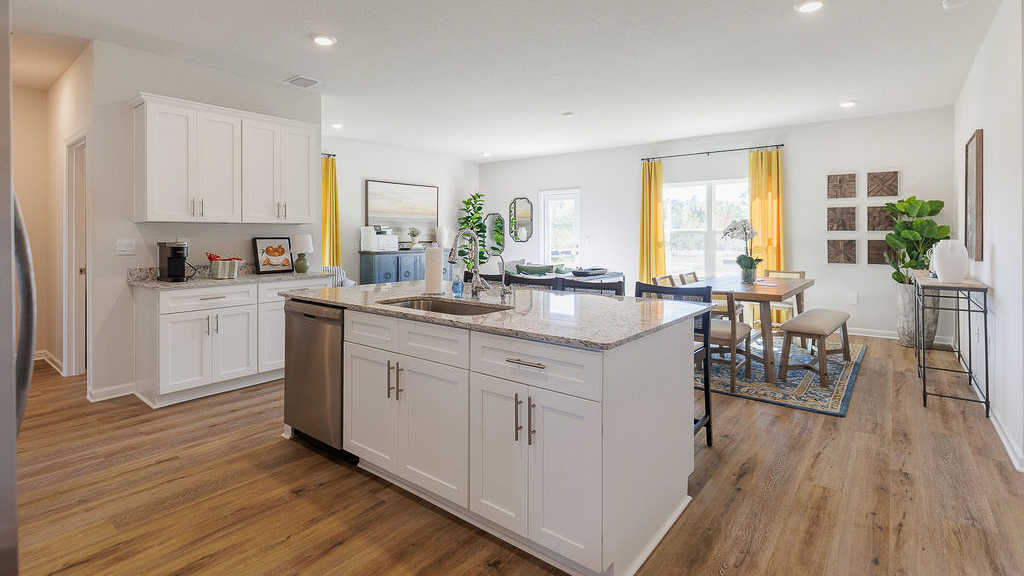 The Belfort plan is a 4-bedroom, 2.5-bathroom two-story home with over 2200 Sq. Ft.