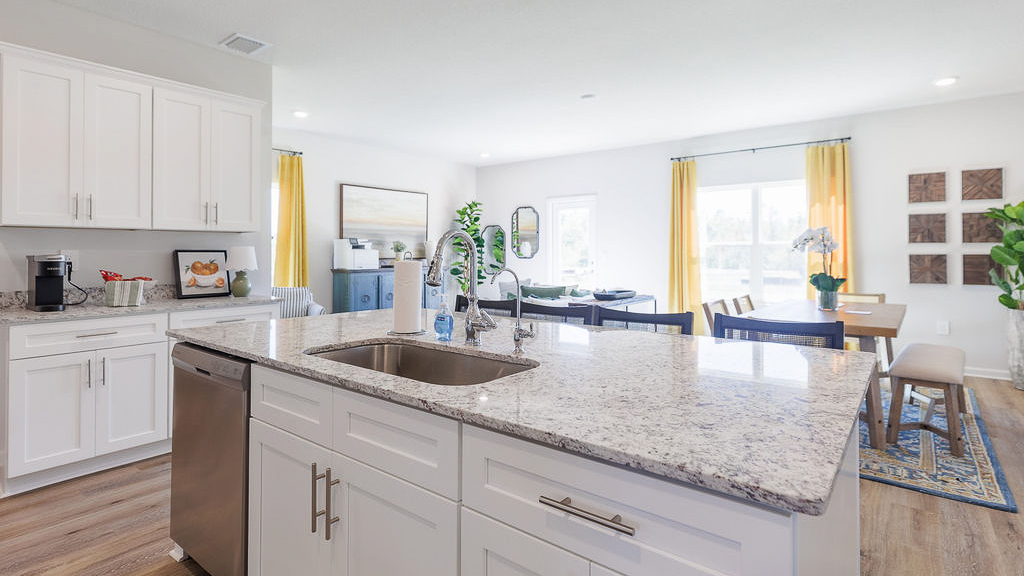 The Belfort plan is a 4-bedroom, 2.5-bathroom two-story home with over 2200 Sq. Ft.