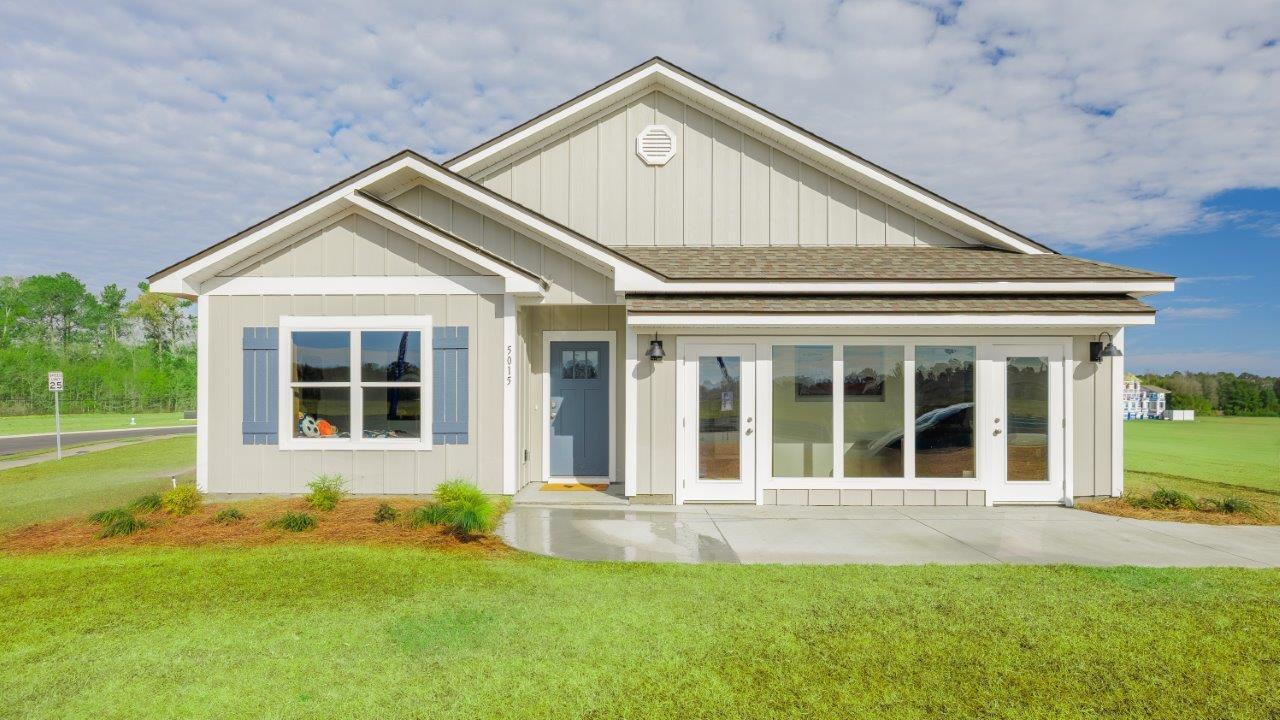 The model home in Hawthrone