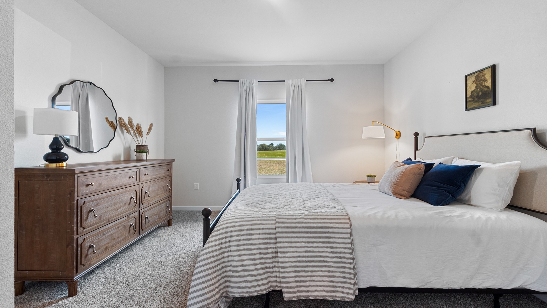 The one-level Beau plan is a spacious, 4-bedroom, 2 bath design in 1,799 square feet