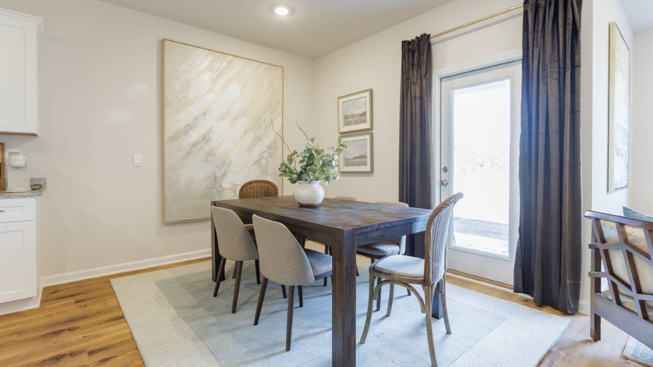 The one-level Beau plan is a spacious, 4-bedroom, 2 bath design in 1,799 square fee