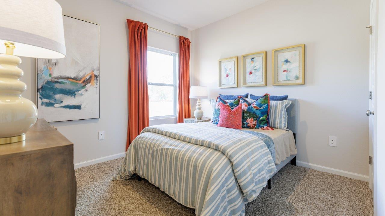 The one-level Beau plan is a spacious, 4-bedroom, 2 bath design in 1,799 square fee