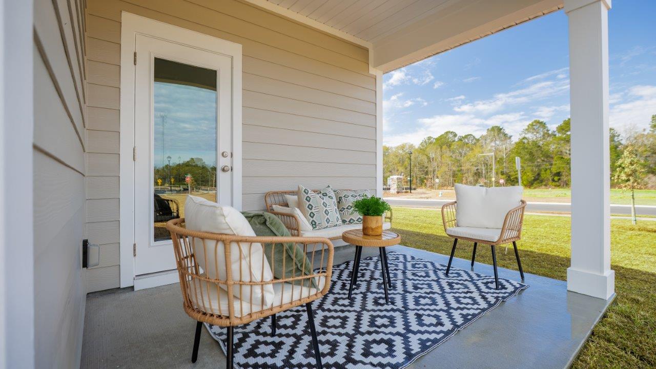 The one-level Beau plan is a spacious, 4-bedroom, 2 bath design in 1,799 square fee