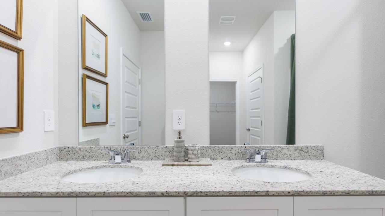 The one-level Beau plan is a spacious, 4-bedroom, 2 bath design in 1,799 square feet with 9-foot ceilings