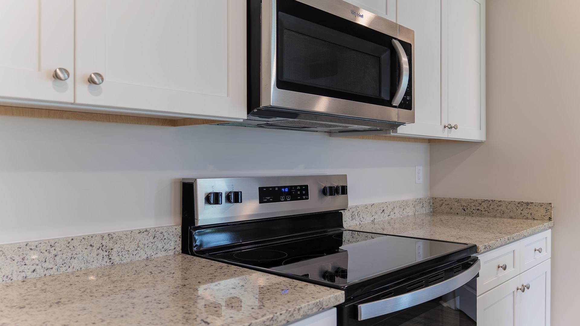 The spacious Creekside offers 5 bedrooms and 3 bathrooms in 2,043 square feet