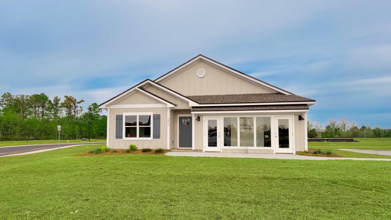 The model home in Hawthrone