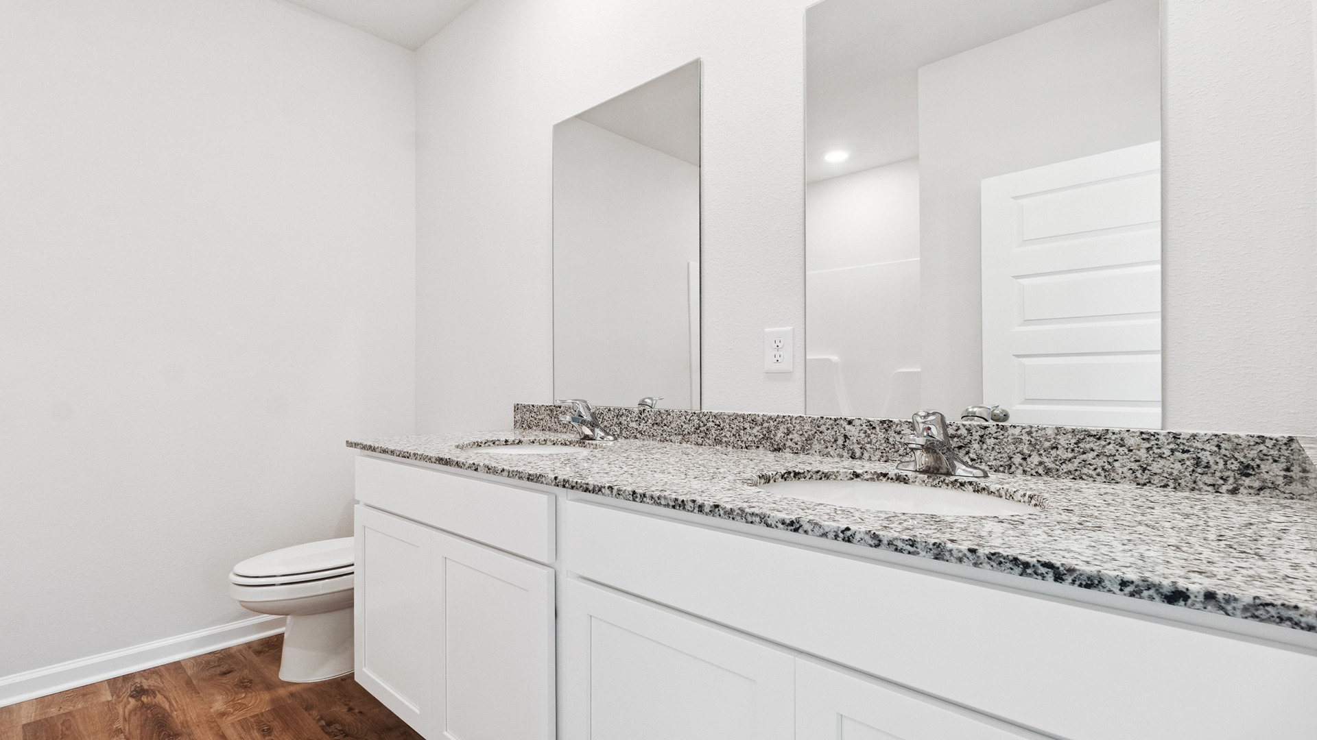 The Walker plan is a single-story, 3 bed, 2 bath layout