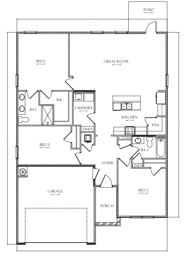 Walker floorplan