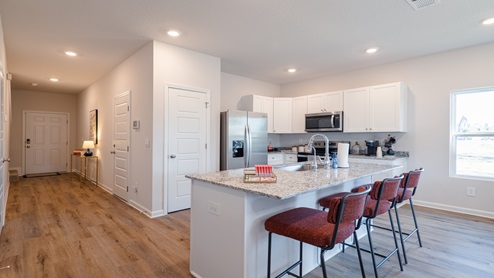 Kitchen with center island