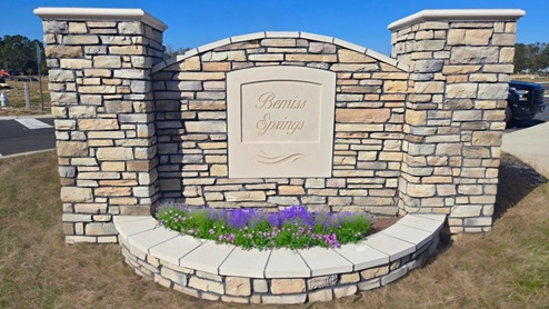 Community entrance monument