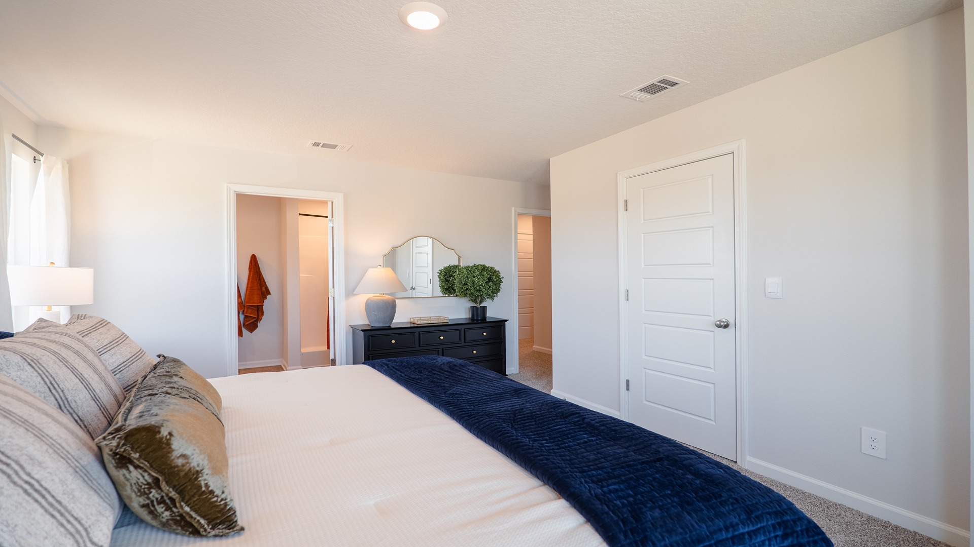 a 3-bedroom, 2 ½-bathroom townhome with an attached garage