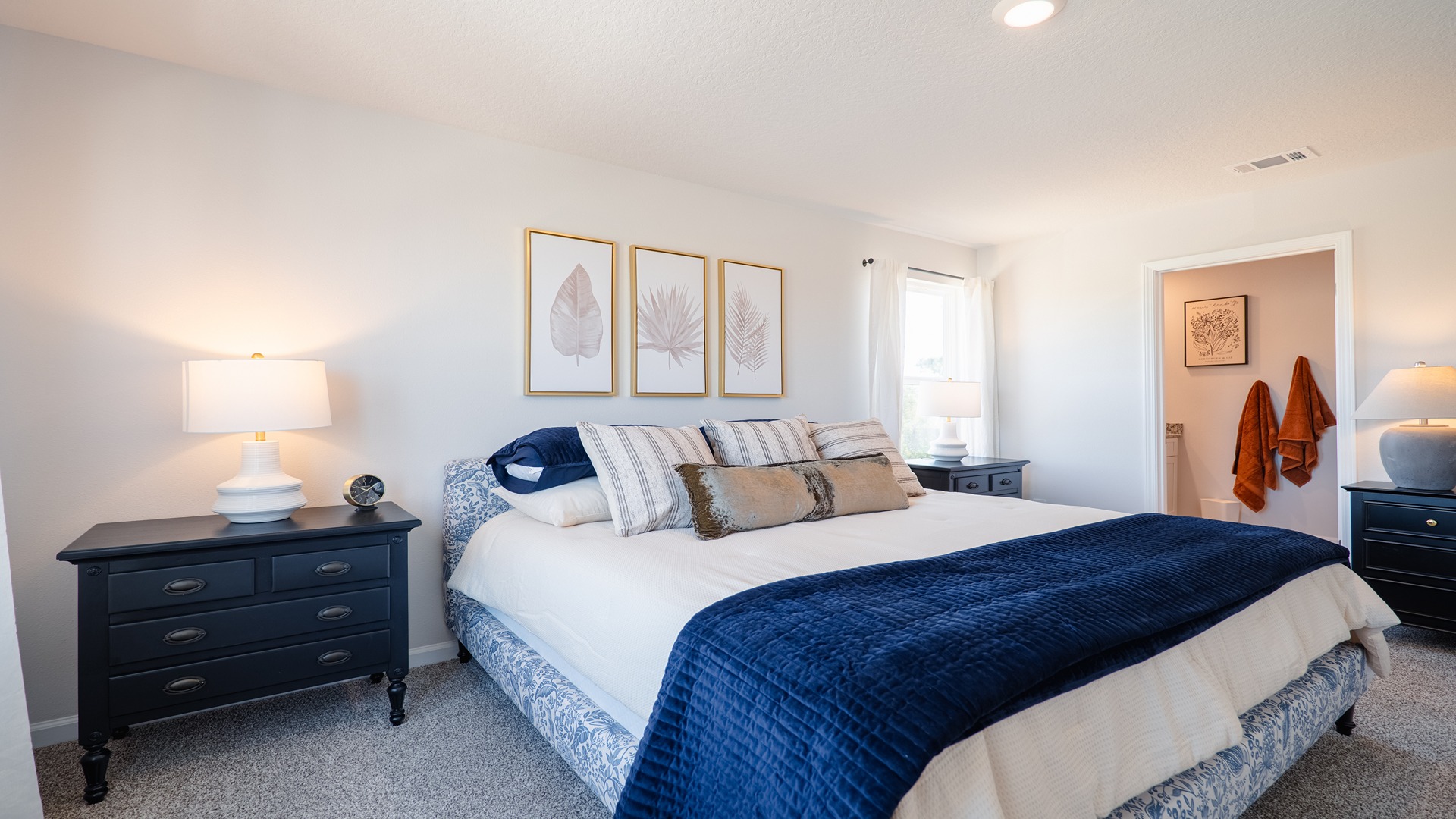 a 3-bedroom, 2 ½-bathroom townhome with an attached garage