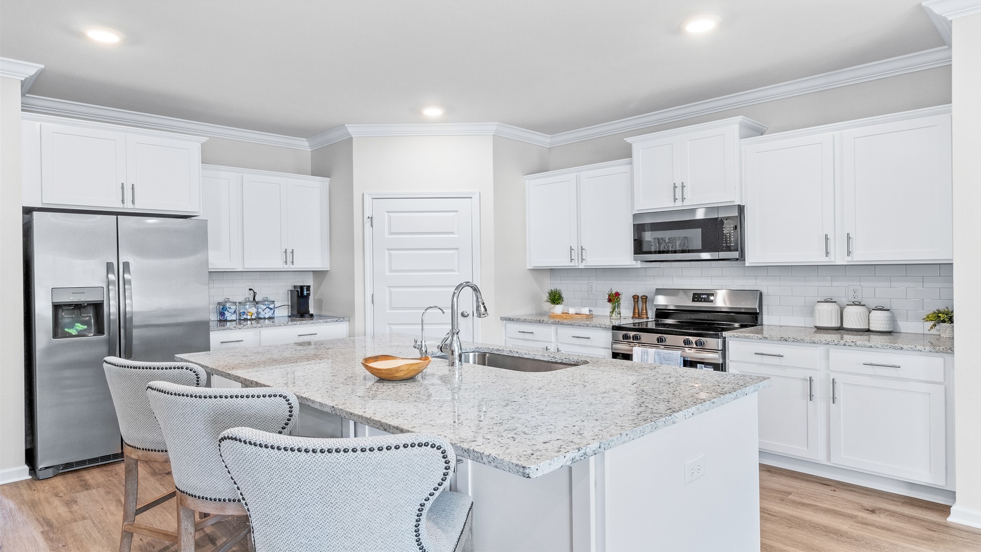 The Embry is a 5-bedroom, 3.5-bathroom two-story home with over 2800 Sq. Ft.