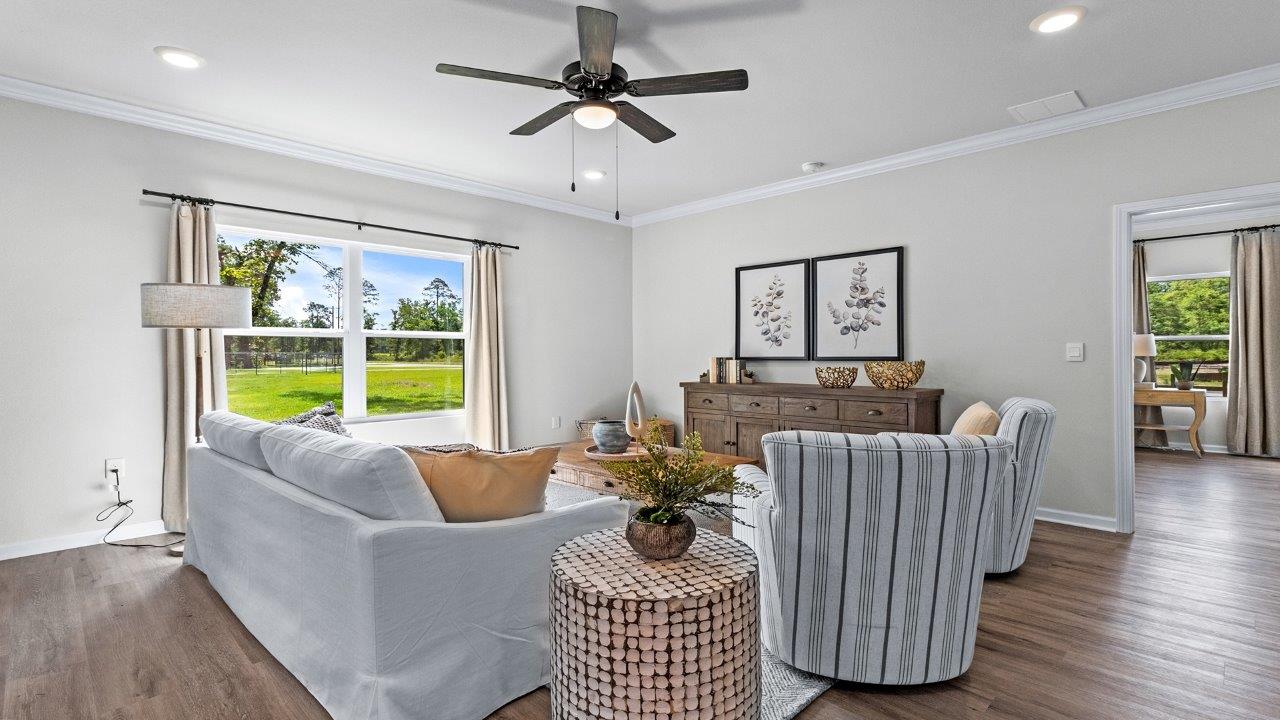 The Embry is a 5-bedroom, 3.5-bathroom two-story home with over 2800 Sq. Ft.