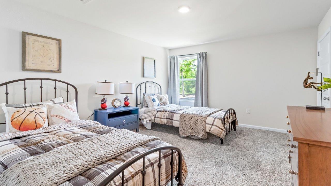 The Embry is a 5-bedroom, 3.5-bathroom two-story home with over 2800 Sq. Ft.