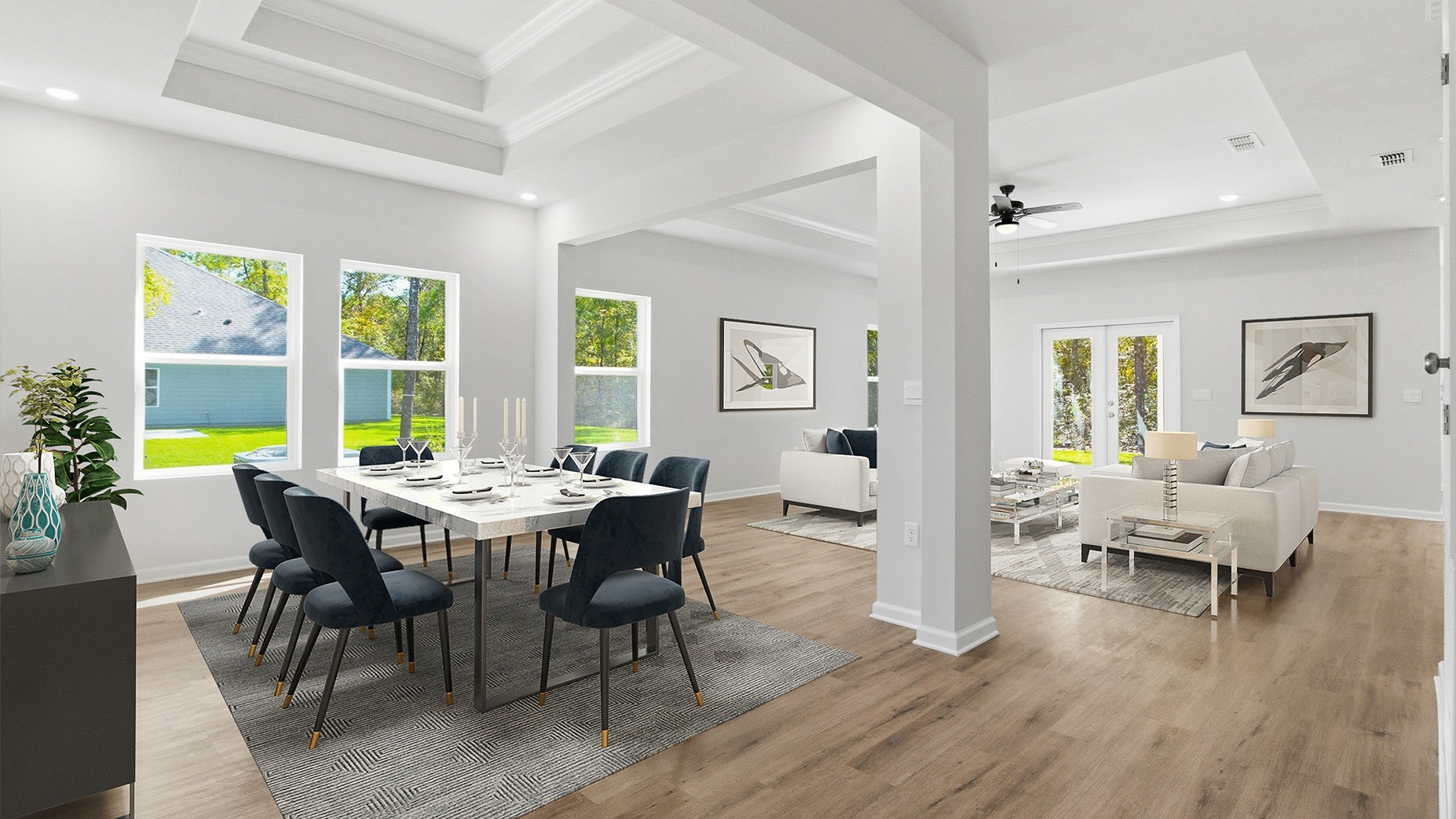 The Camden is a 4-bedroom, 3.5-bathroom home with a study