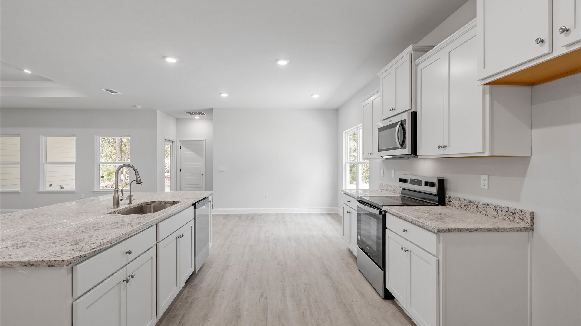 The Destin is a beautiful 4 bed, 3 bath home with a spacious covered patio and a 3-car garage