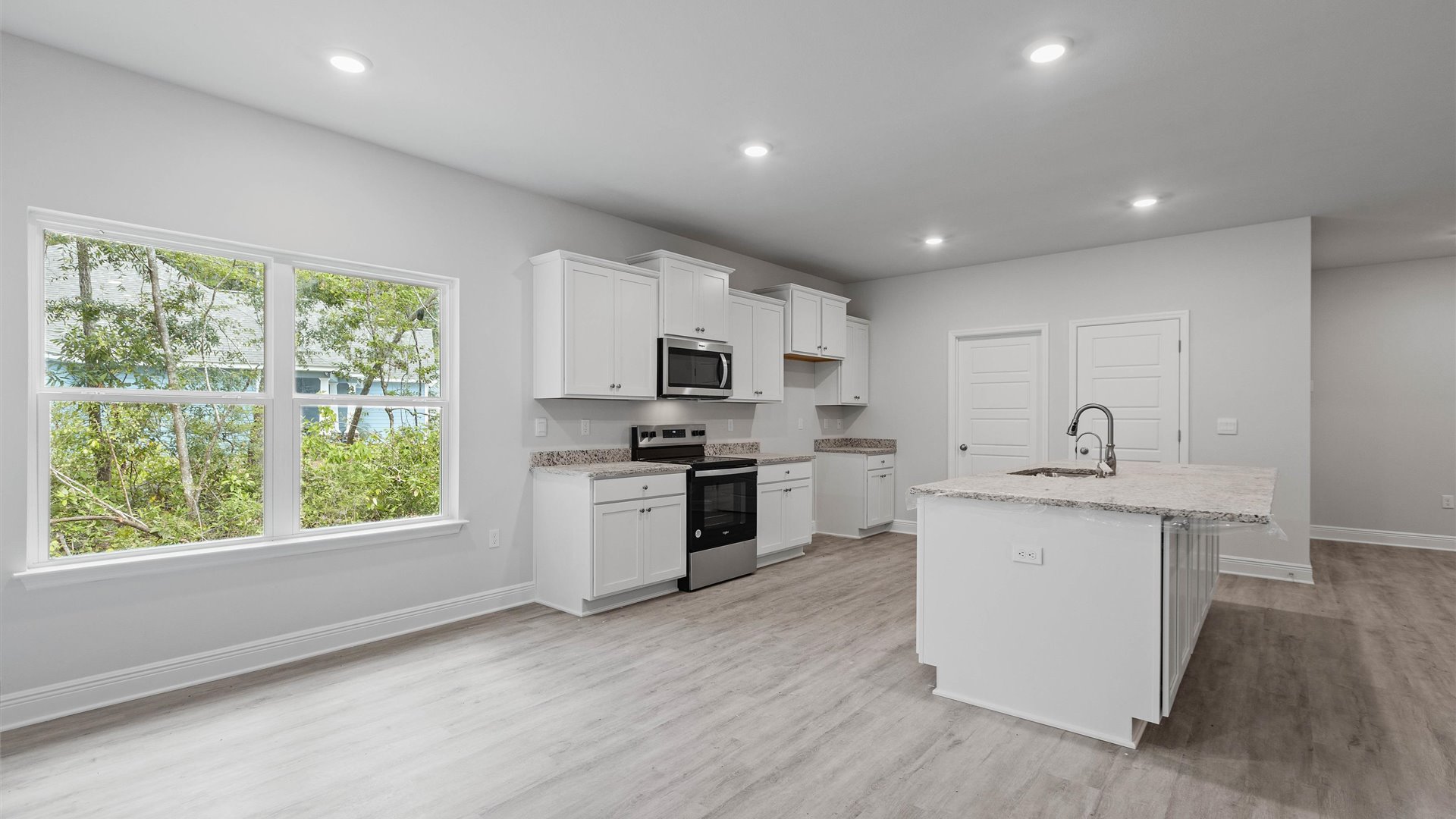 This floor plan is a beautiful 4 bed, 3 bath home with a spacious covered patio and a 3-car garage – all on one level.