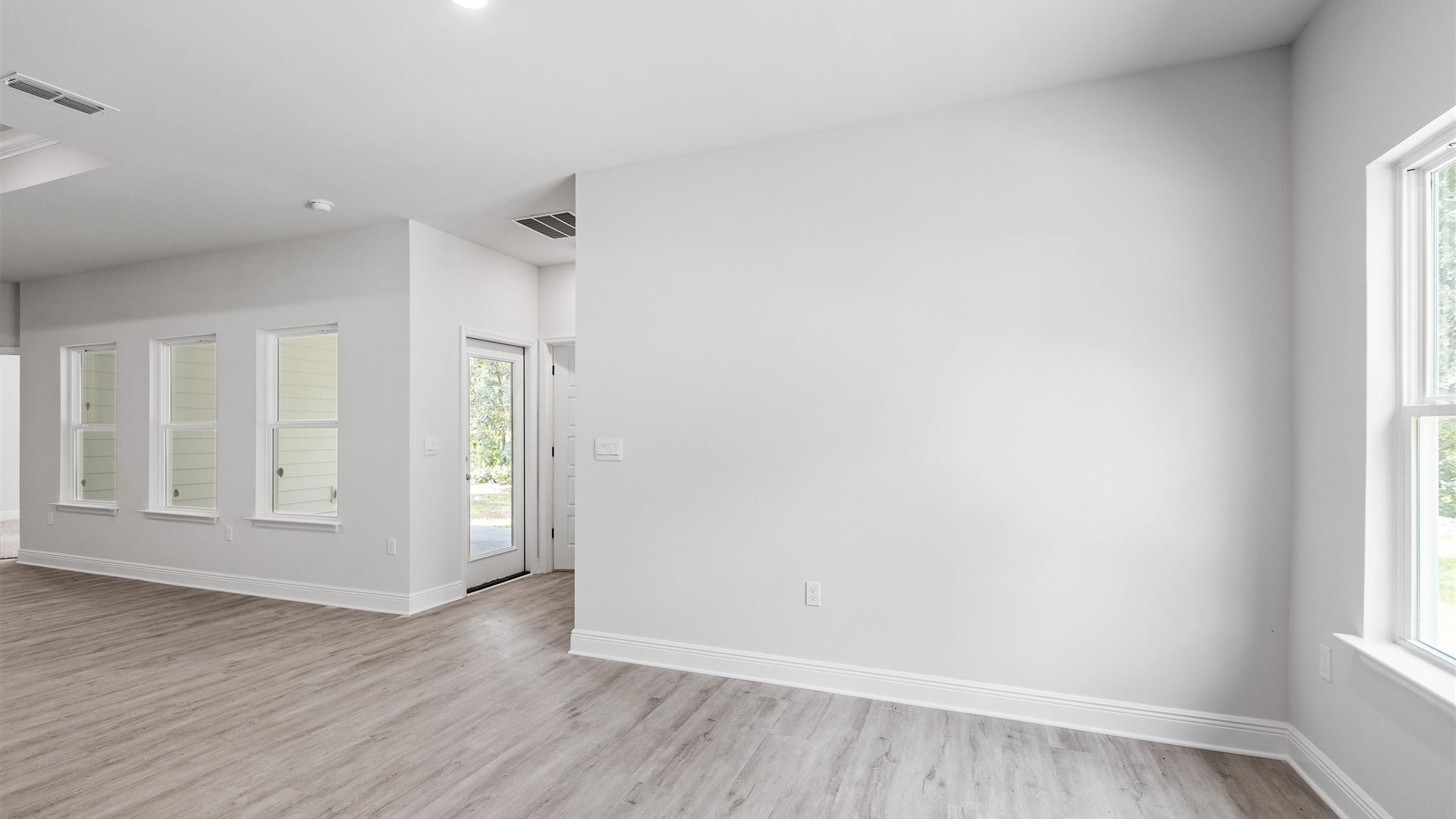 This floor plan is a beautiful 4 bed, 3 bath home with a spacious covered patio and a 3-car garage – all on one level.