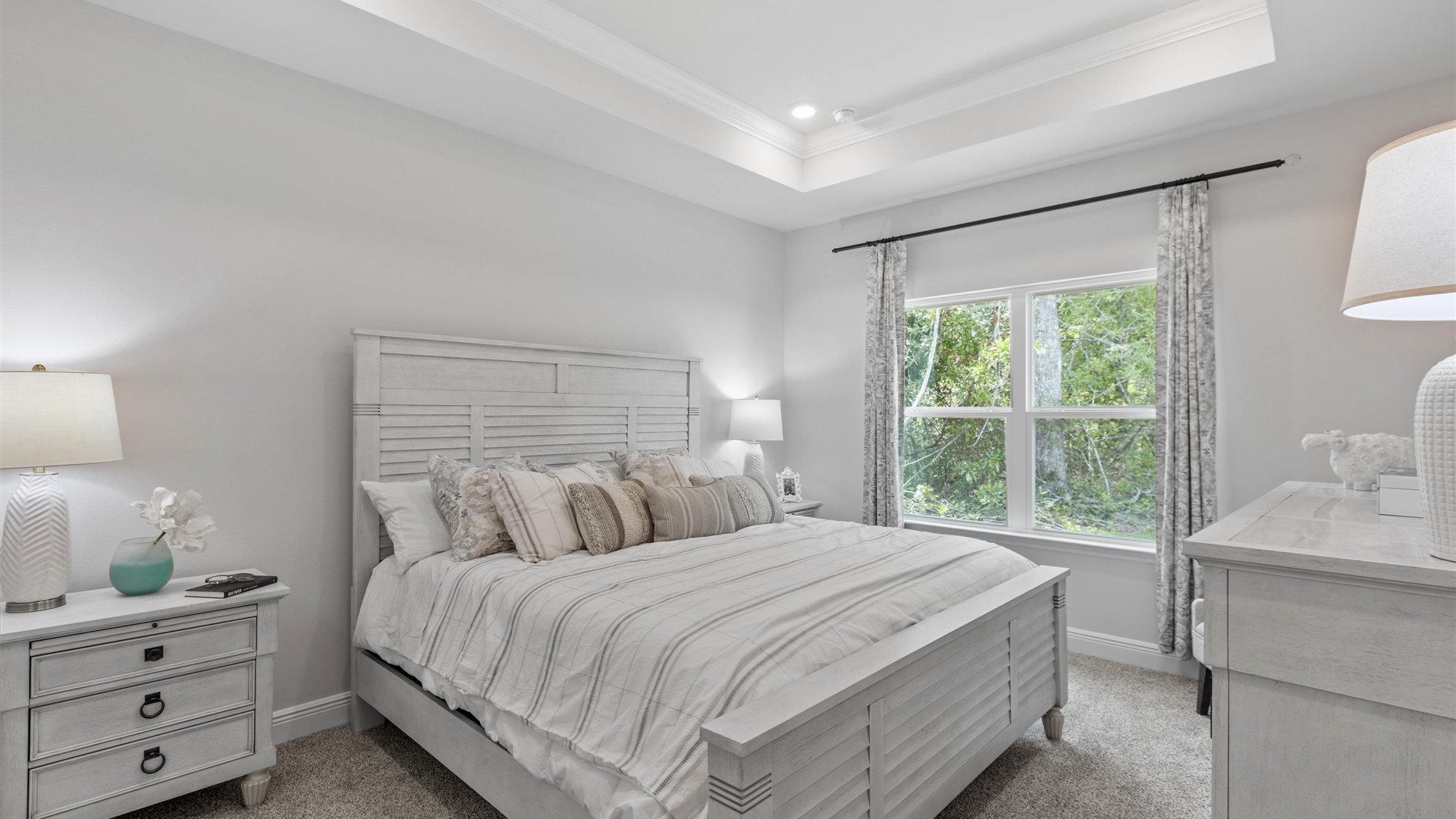 This one-level plan provides a spacious, 4-bedroom, 2 bath design in 1,799 square feet