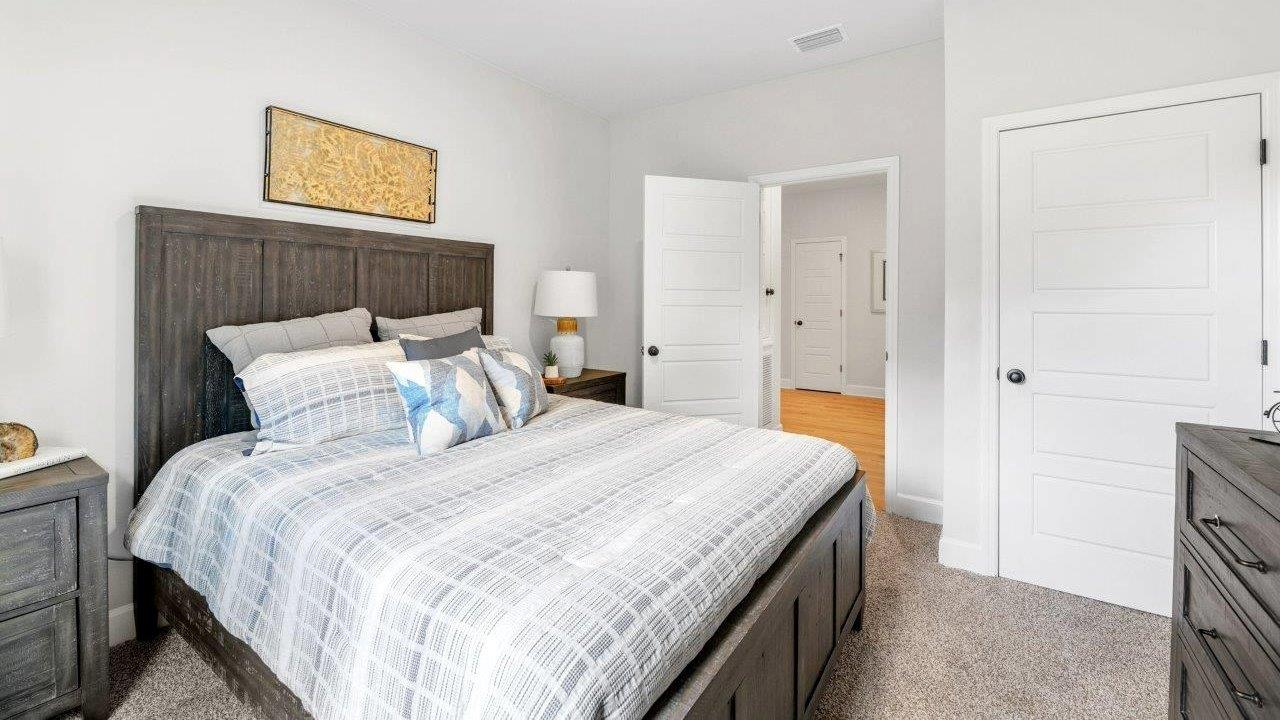 This one-level plan provides a spacious, 4-bedroom, 2 bath design in 1,799 square feet