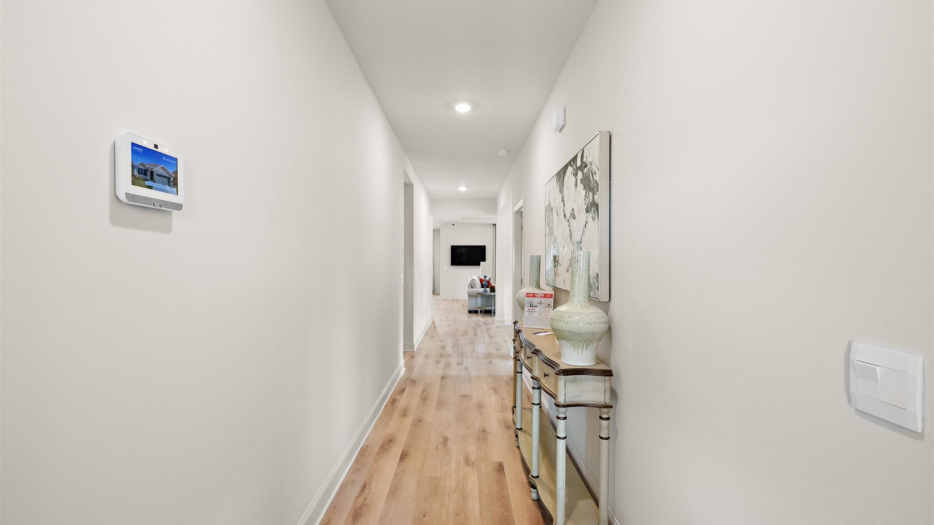Foyer, entry hallway inside front door, next to stairs, office, sitting room adds a welcoming front, direct line of sight home