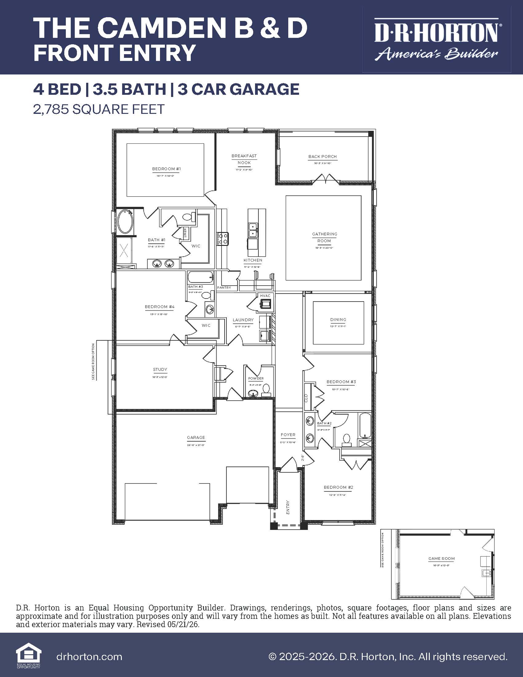 The Camden B D FE