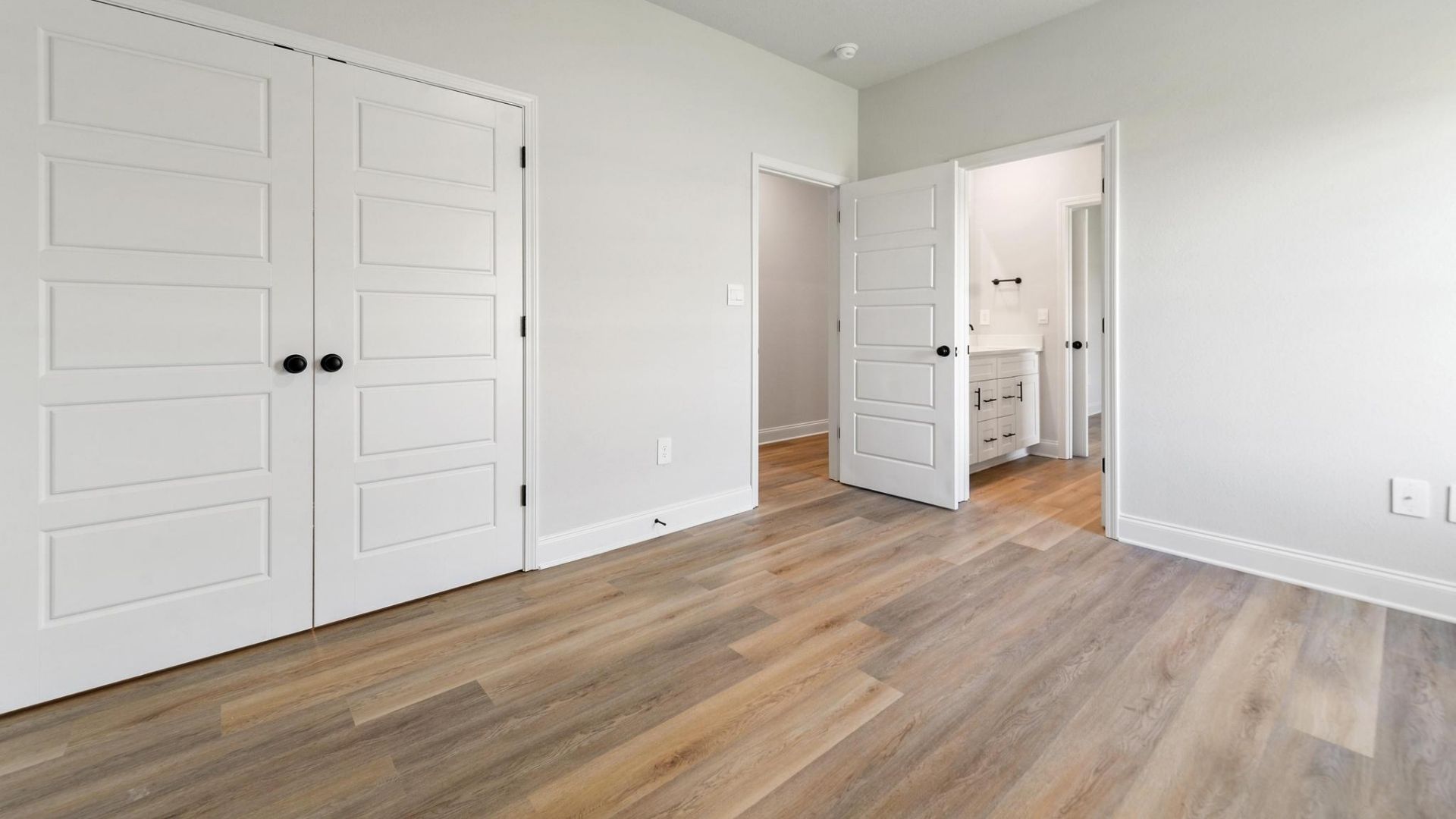 second bedroom with connecting bath