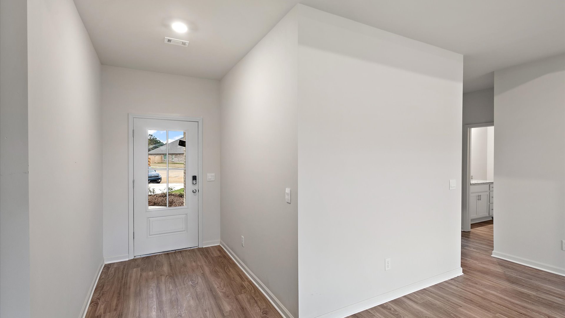 Foyer leading into the living space