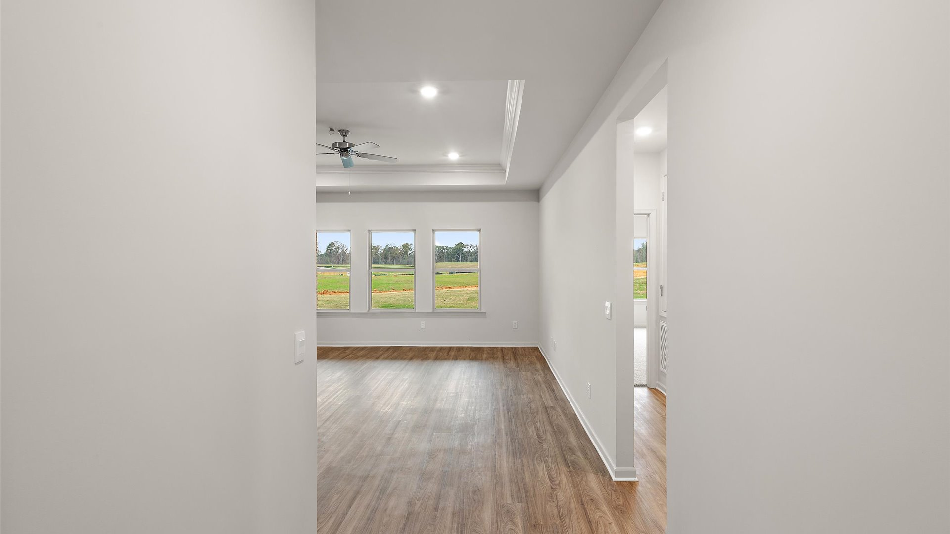 Foyer leading into the living space