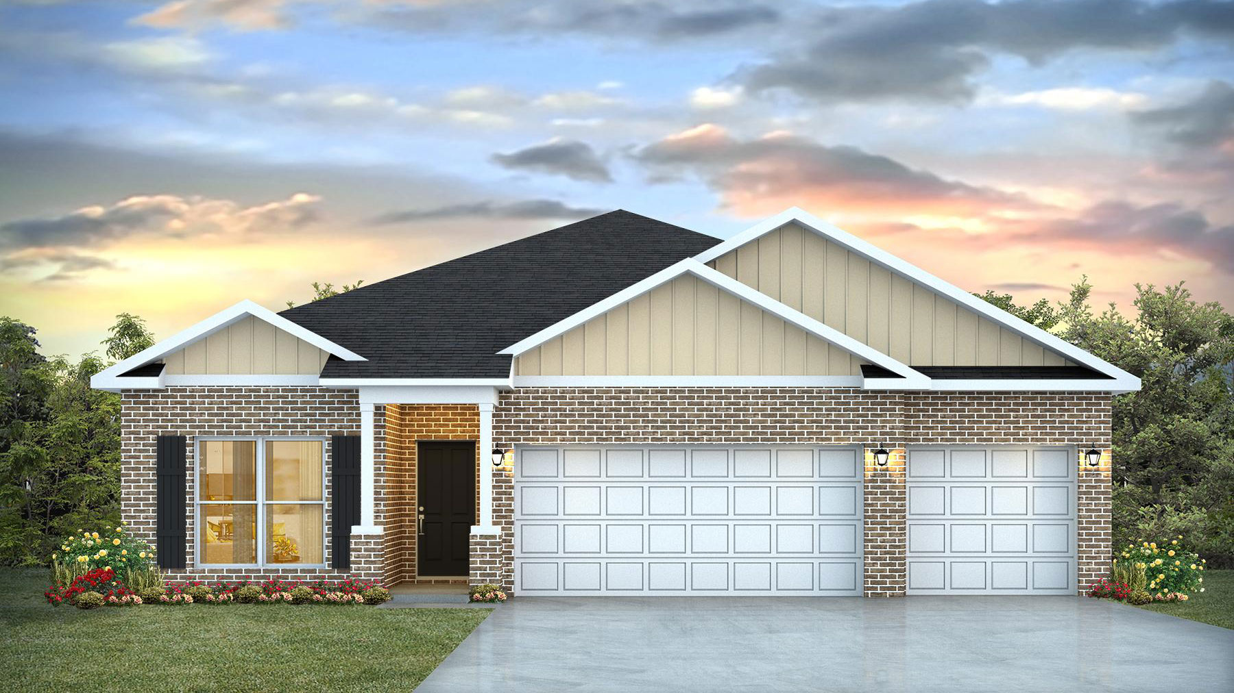 The Madison single story home in The Hollows