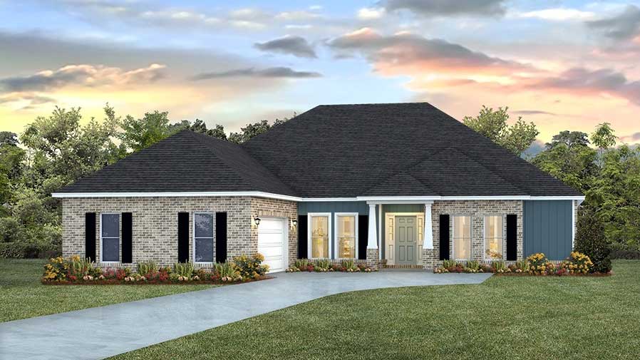 Avery C11 single story floor plan in Woodgate.