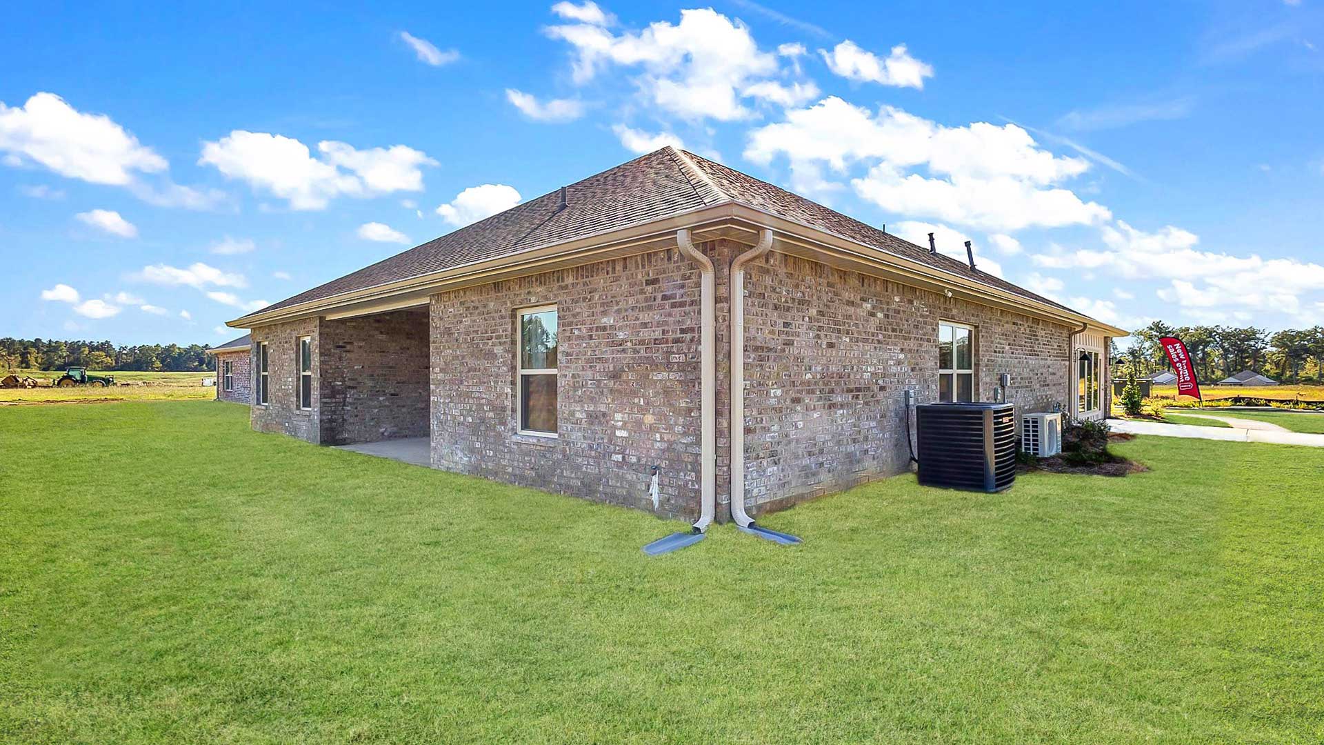 porch opens to greenspace