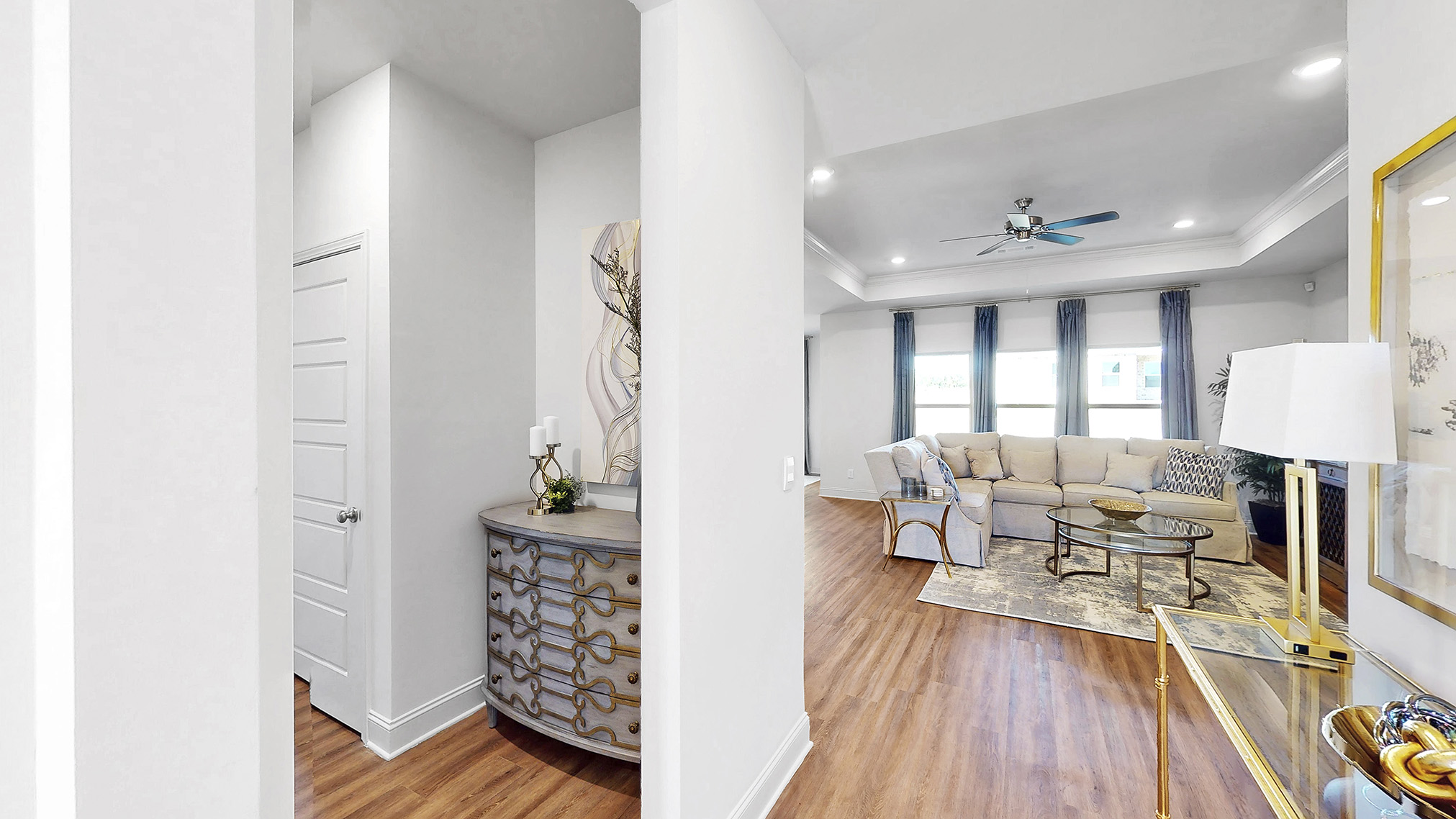 entry way leading into the living space