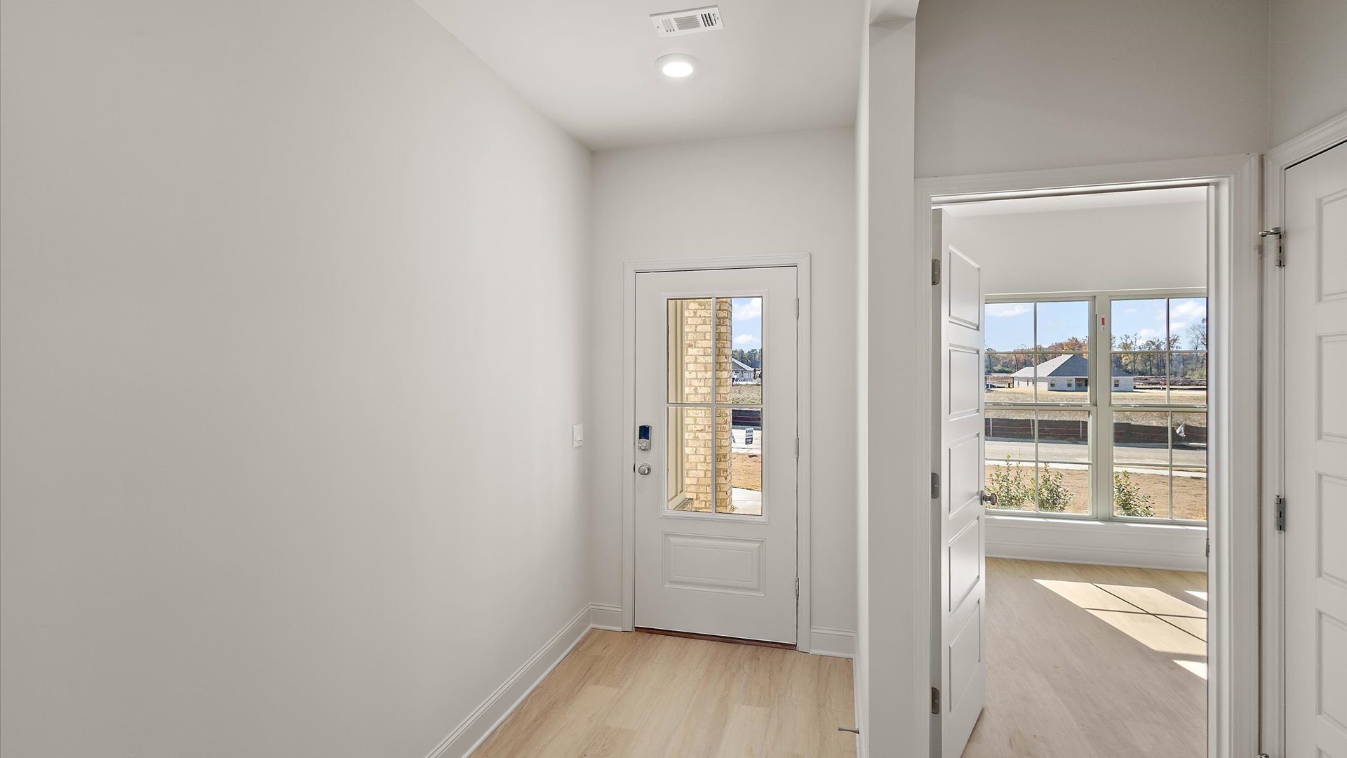 front door entry of the home