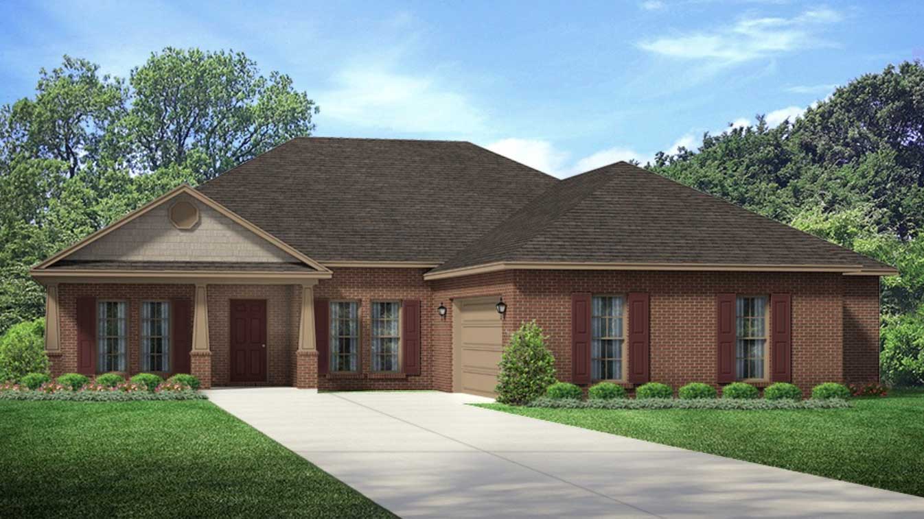 The Parker single story floor plan in Woodgate