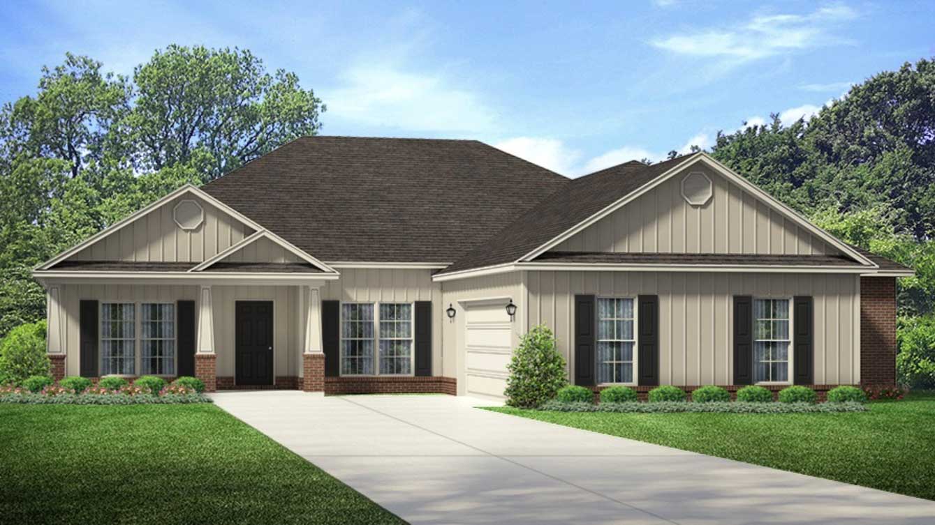 The Parker single story floor plan in Woodgate