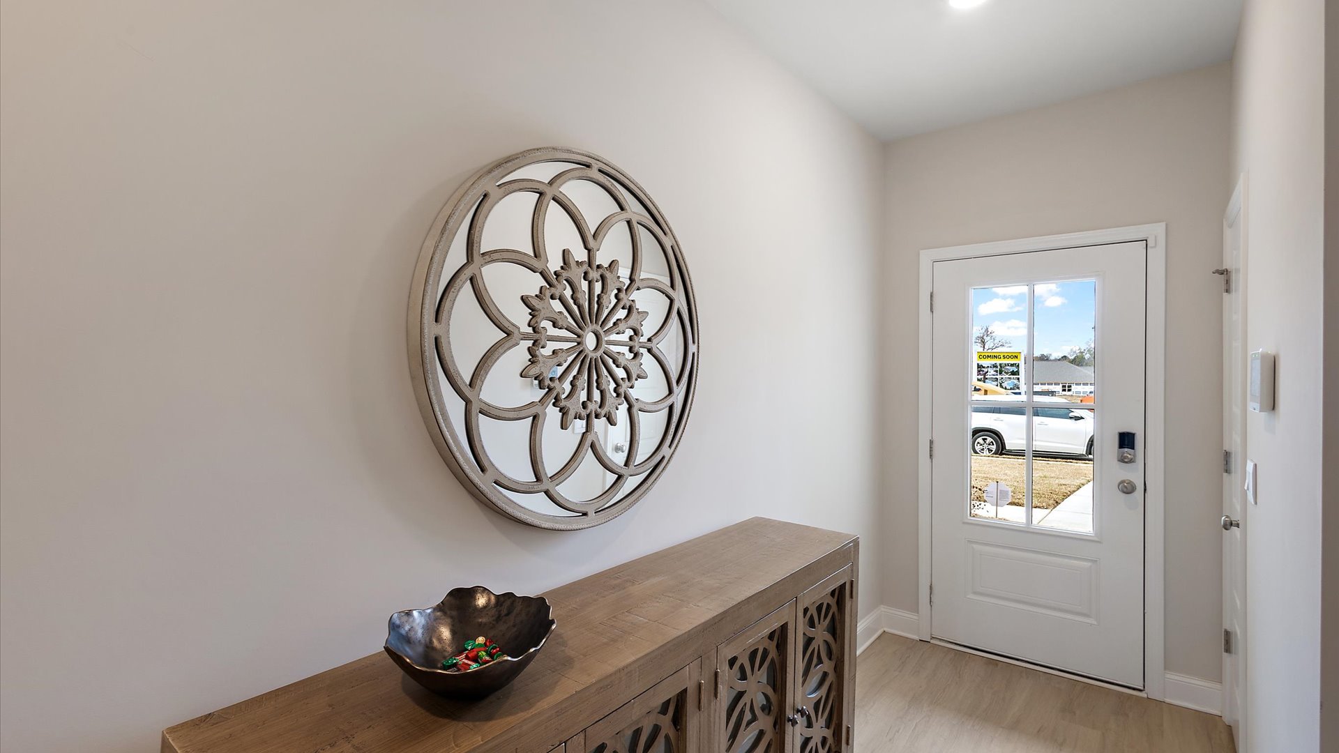 foyer leading to the living space