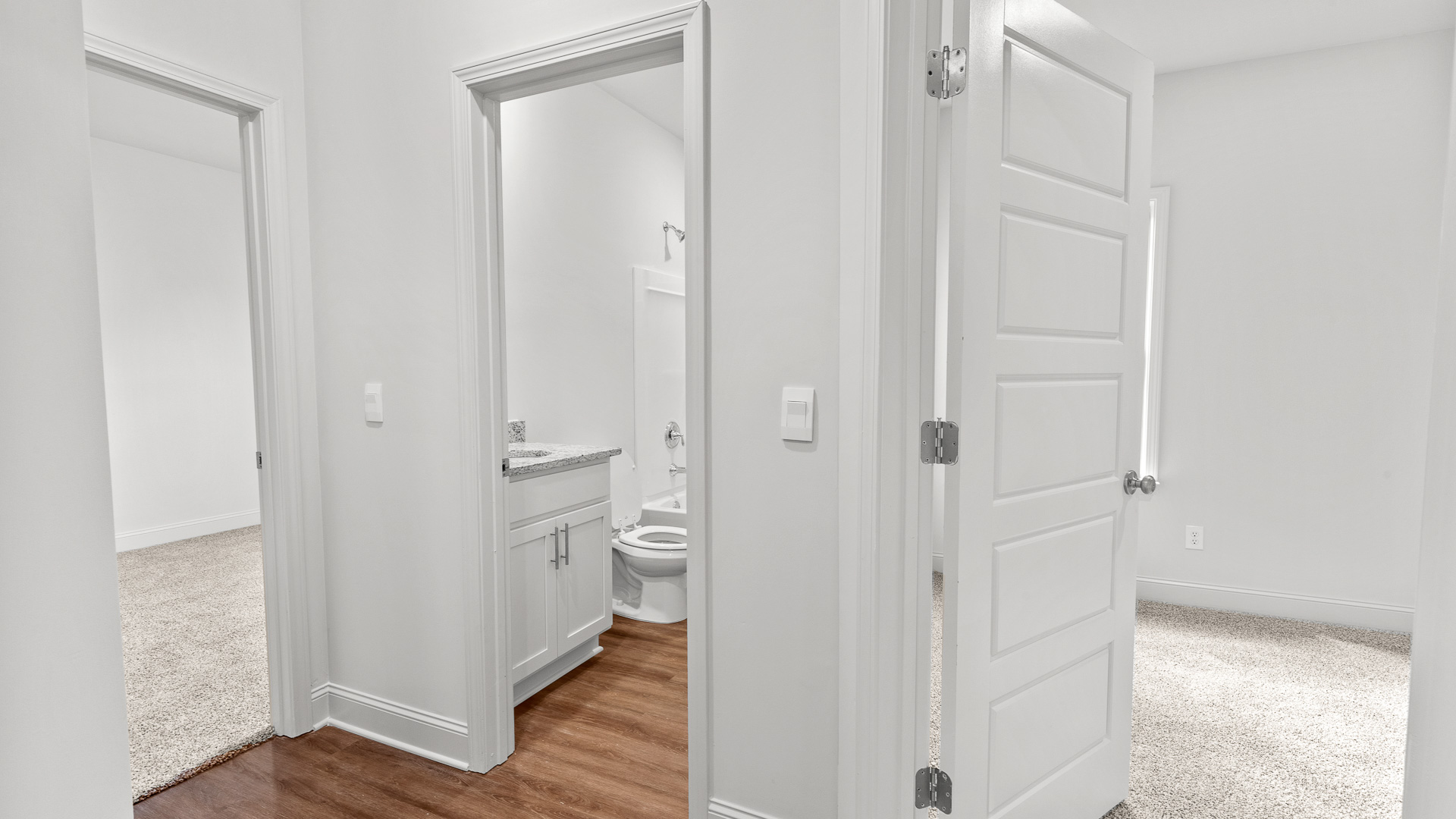 Second full bathroom is in between bedrooms 2 and 3.