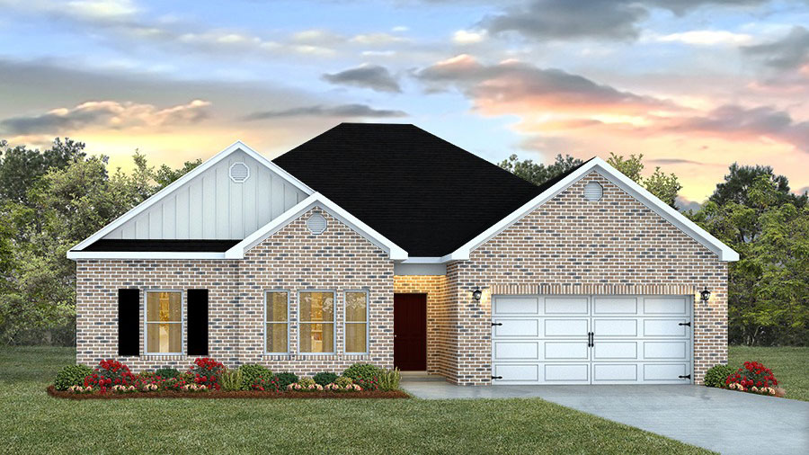 Jasmine single-story floor plan in Serenity Lake