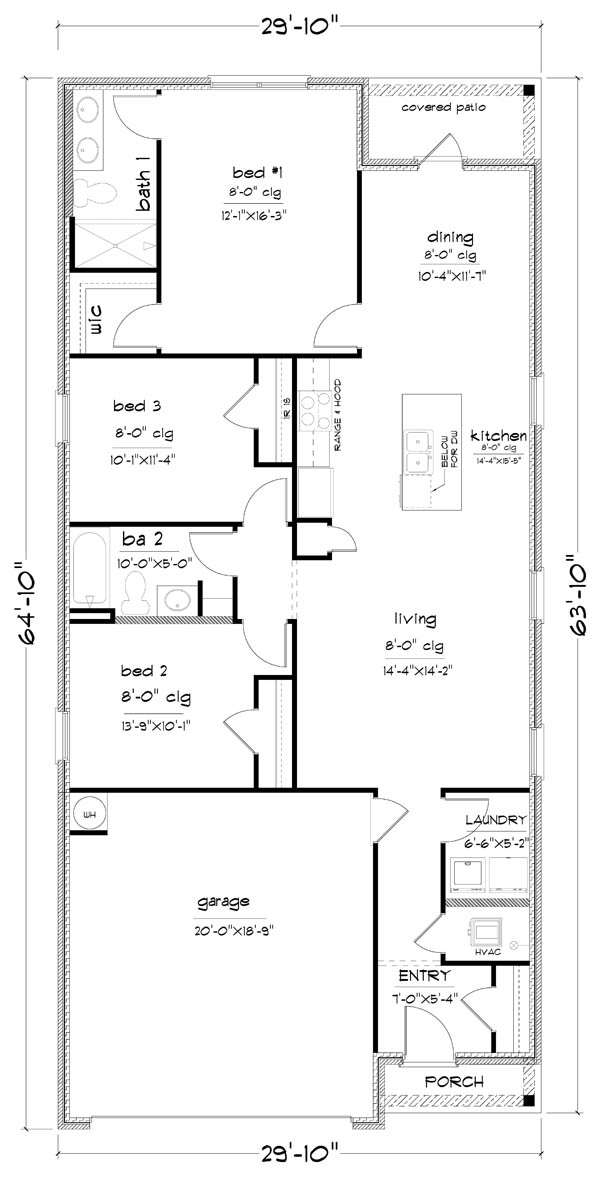 Burke A Single Story Home Floorplan